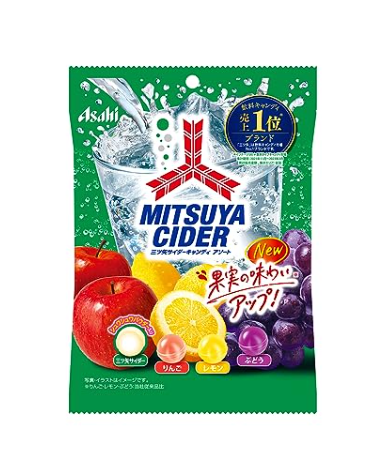 아사히 그룹 식품 미쓰야 사이다 캔디 112g×6봉
