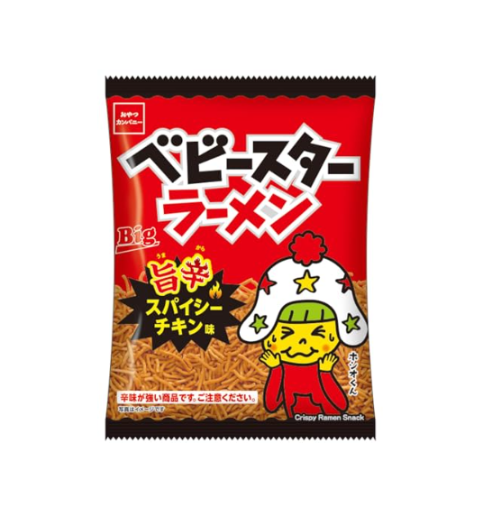 베이비 스타 라면 매운 닭고기맛 65g × 12봉지