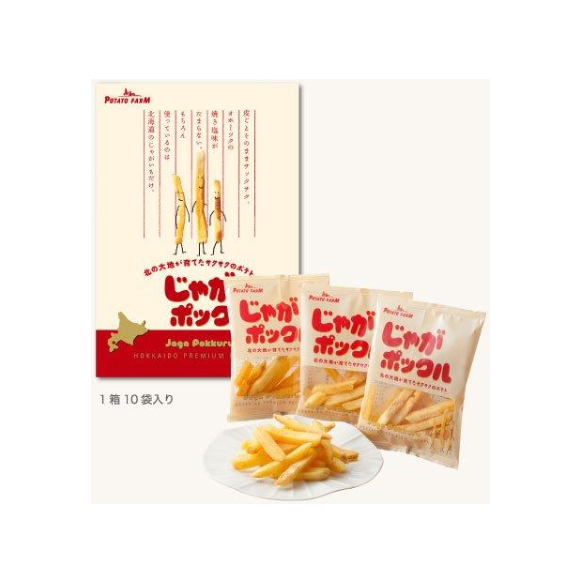 칼비 자가폿쿠루 감자스낵 소금맛 18g×10봉