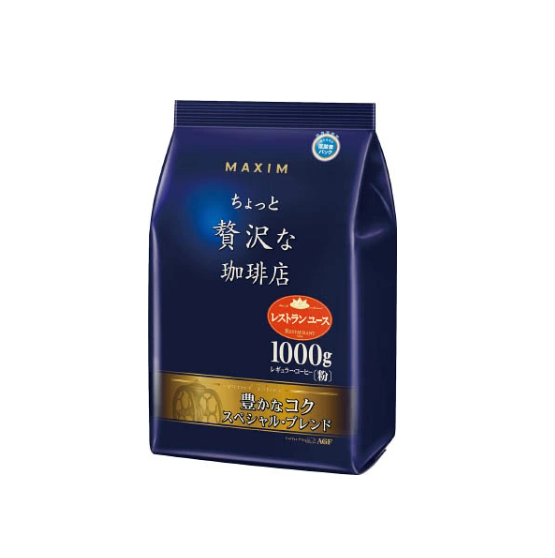 AGF 맥심 레귤러 조금 사치스러운 커피점 스페셜 블렌드 1kg 원두커피