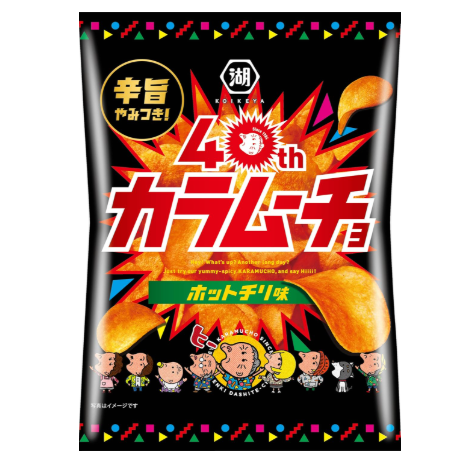 코이케야 카람초 감자칩 핫 칠리맛 55g x 6봉
