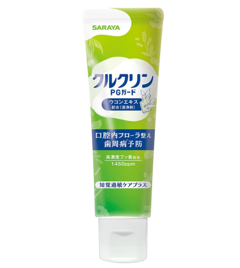 사라야 쿠루쿠린 PG가드 민감치아 케어 치약 80g