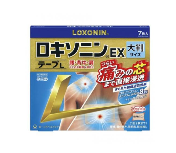 록소닌 EX 진통소염 테이프 L 사이즈 7매
