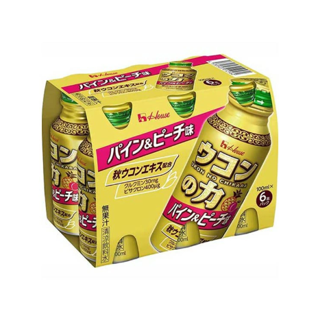 우콘노치카라 파인 피치맛 드링크 100ml x 6캔