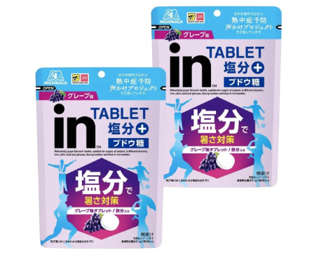 모리나가 in 타블렛 염분 플러스 포도맛 80g x 2봉