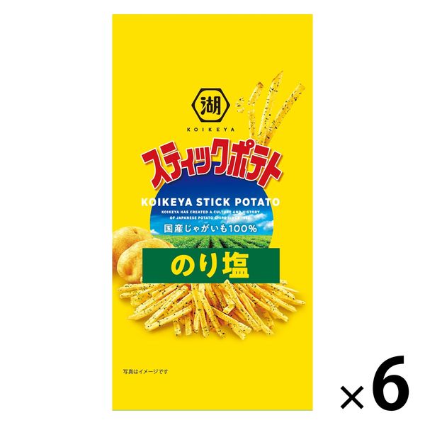 고이개 자(코이케야) 슬림 백 스틱 포테이토짭짤한 김 맛 1세트(6대입)