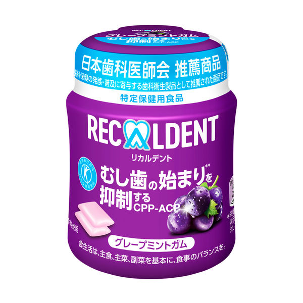 몽 델리의 리카루덴토구레푸민토가무보도루R 140g 그레이프 민트 맛 140g 1개