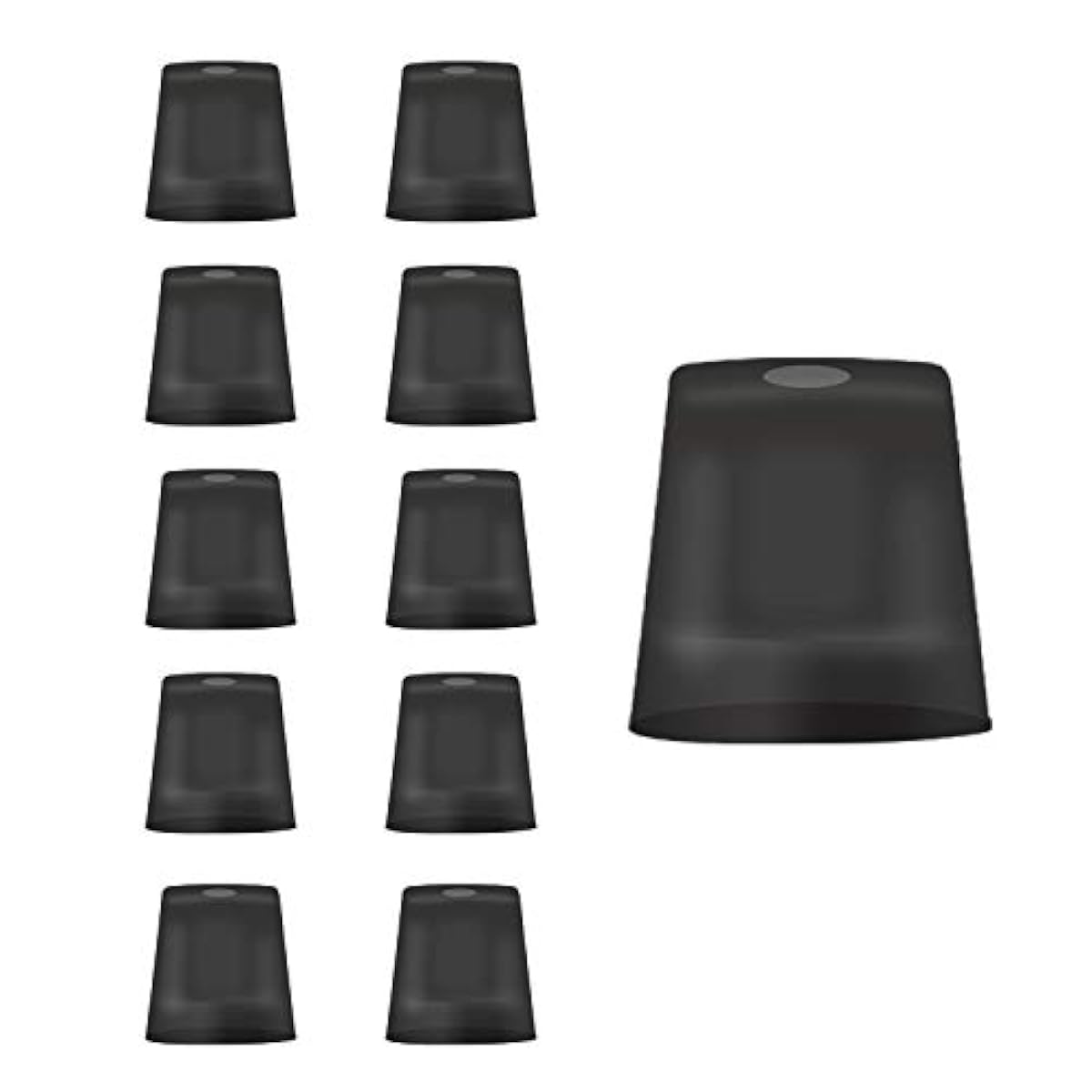 Pull 프라 myblu 마이 블루 마우스 피스 깨끗한 개별 포장 10 개세트 블랙 ploo+