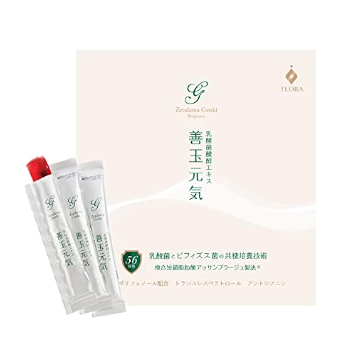 선옥 건강 유산균 발효 엑기스 유산균 올리고당 젤리 서플리먼트 일본제 시험10봉지입 플로러 건강 과학 연구소