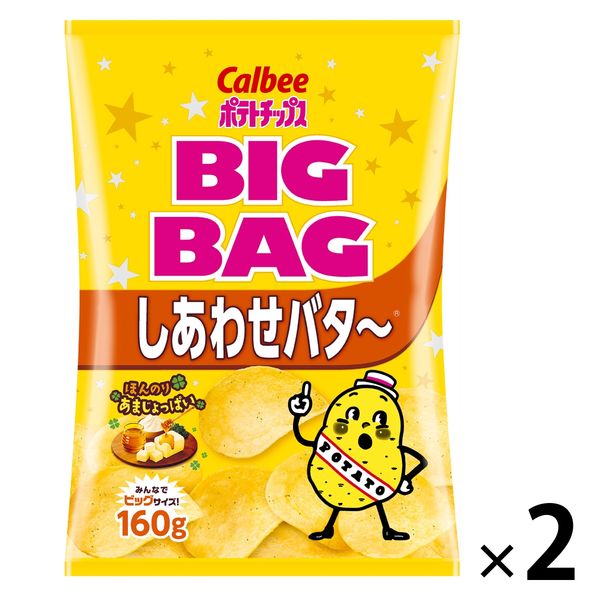 Calbee 170g 빅 백 시아와세버터 허니버터~ 14974 1세트(2대입)