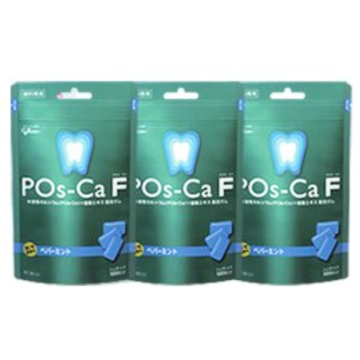 포스카・EFF(POs-Ca F)파우치타입 타입 100g × 3 포 페퍼민트-