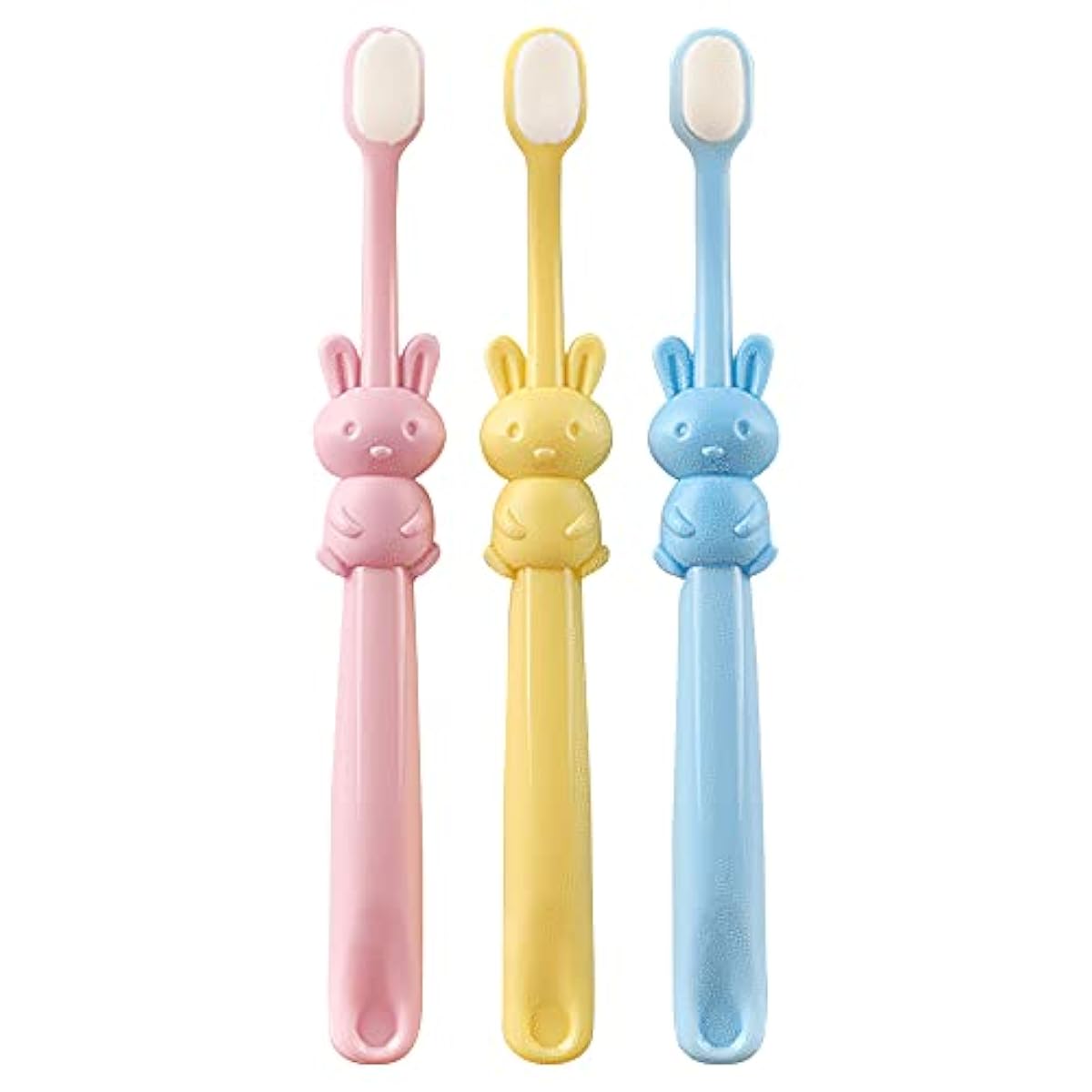 TOYAKU 어린이용 칫솔 유연함(부드러움) 거북이 아이 나노 칫솔 (어린)아이 초극세 모칫솔 유치와 민감치를 보호 한 초부드러움등 사 칫솔 잇몸치 주병케어 이나 잇몸을 상처를 입히는 일 없이 3~10세 3식분