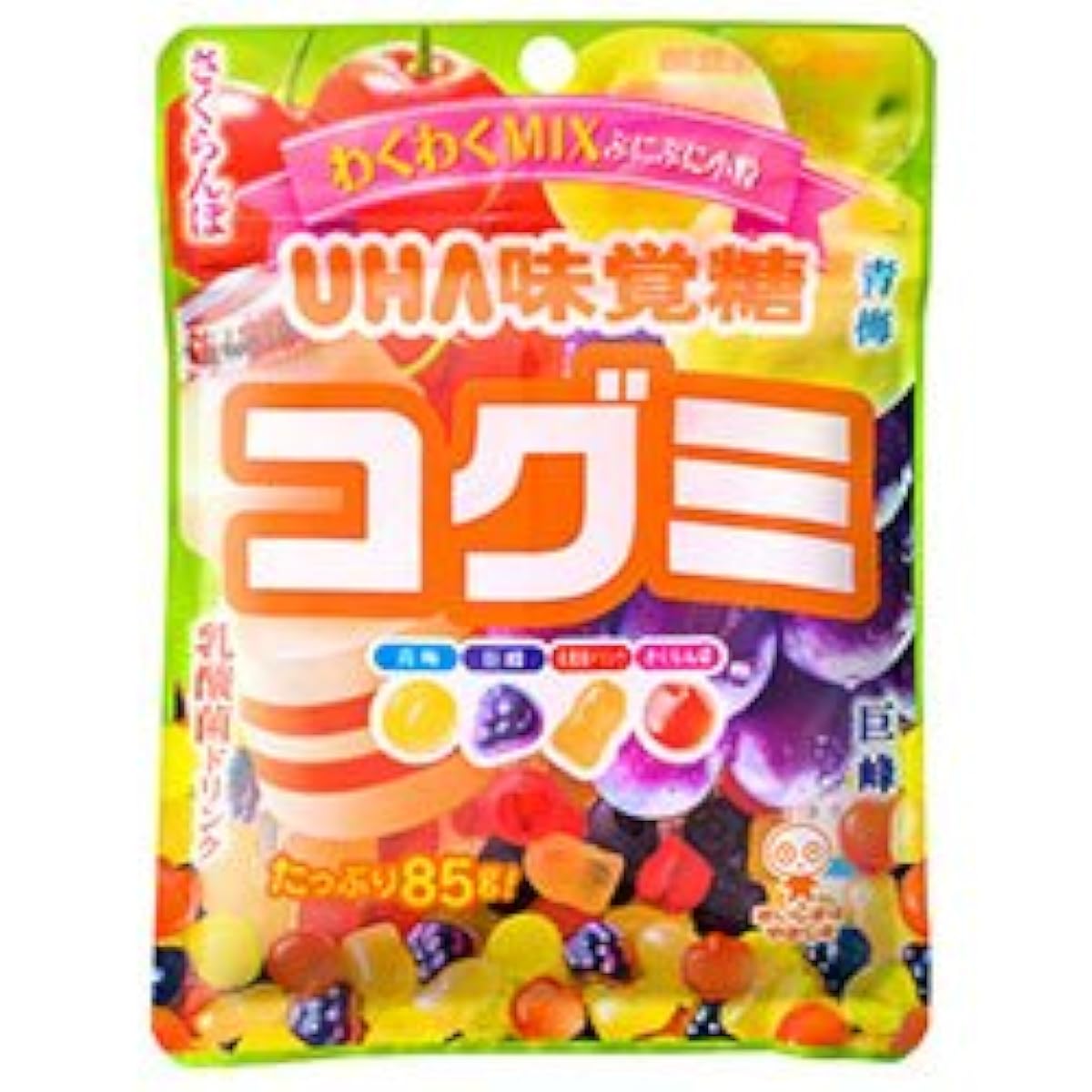 UHA 미카쿠토 cog미 두근두근MIX 85g×10대입×(2케이스)-