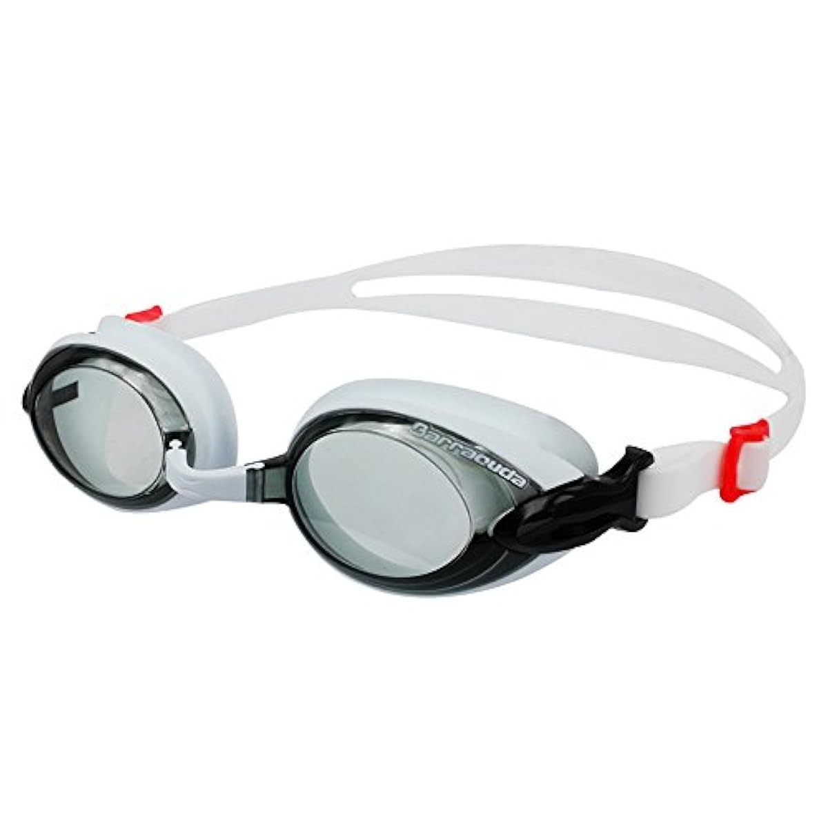 Barracuda 도 부착 수영 고글 Dr.B #BARRACUDA RX (양쪽 눈의 도수 -1.0 / 화이트)고, 어른 물품 공급 부착 렌즈 (-1.5)-