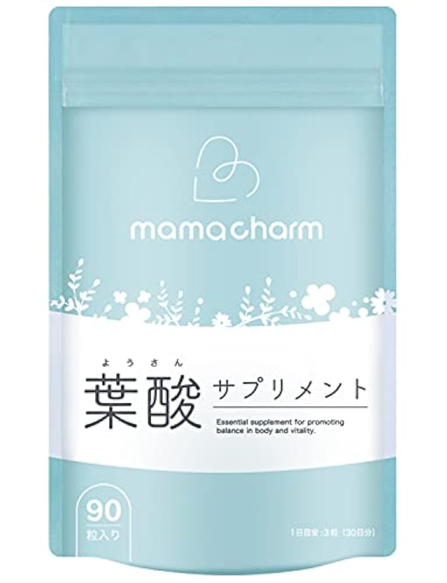 Mamacharm 엽산 서플리(supplement) 90 입음식물 섬유 단백질 비타민 배합
