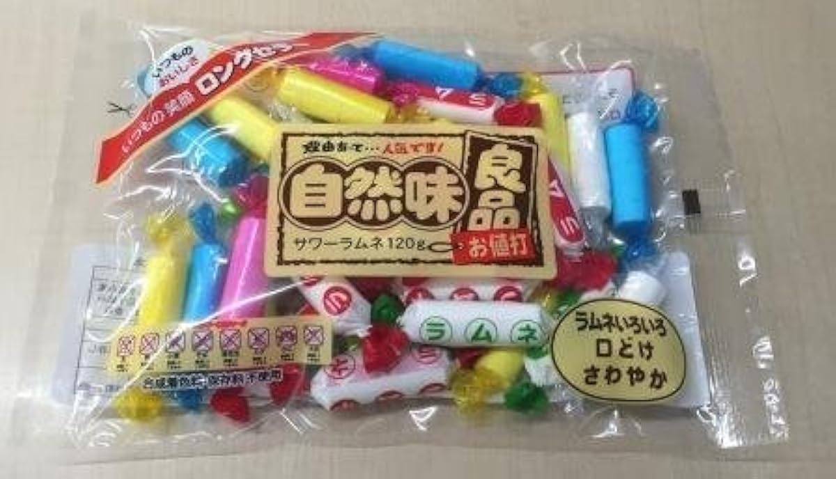 자연 맛 우량품 sour 라무네(레모네이드) 120g ×16 포-