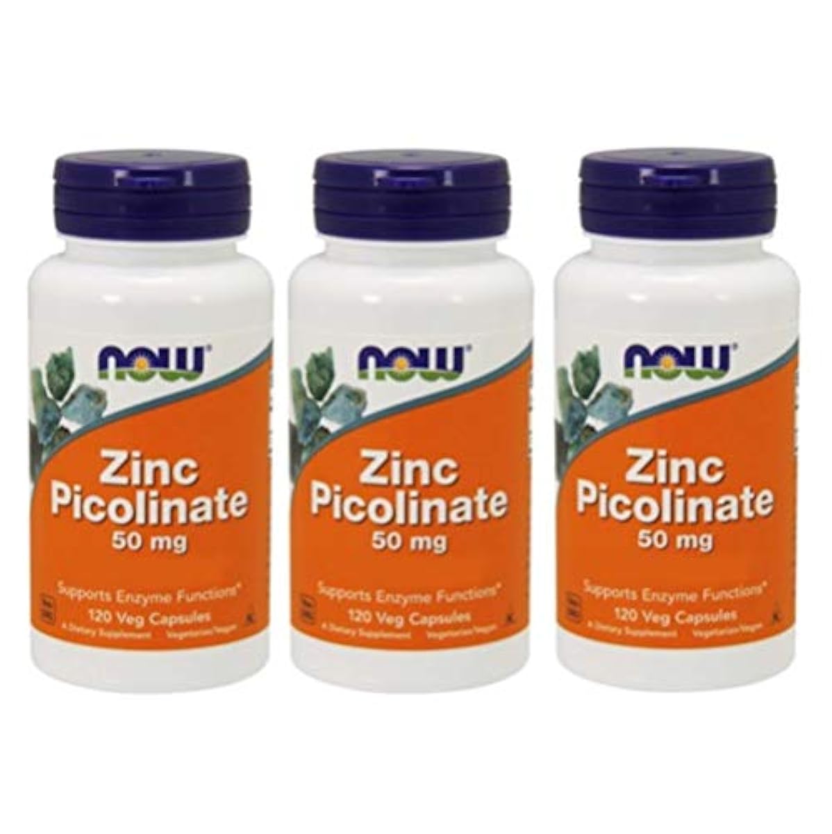 3식분 아연(고흡수 타입)50mg×120알(now foods)서플리먼트 해외 직송품