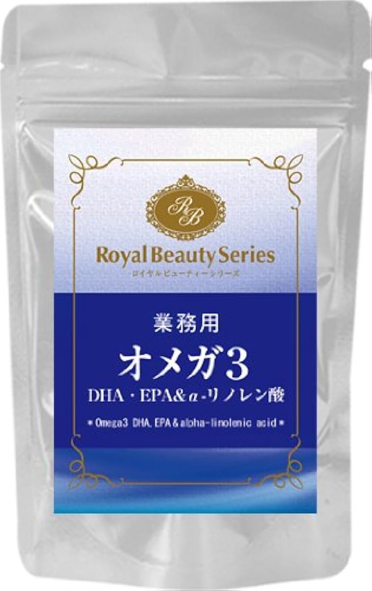 로얄 뷰티 시리즈 업무용 오메가3 DHA・EPA amp; 알파-re 노 렌산 250mg x 90캡슐- Royal Beauty(로얄 뷰티)