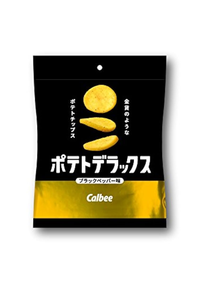 Calbee potato 디럭스 블랙 페퍼 맛 50g×12 포- (2018-02-26)