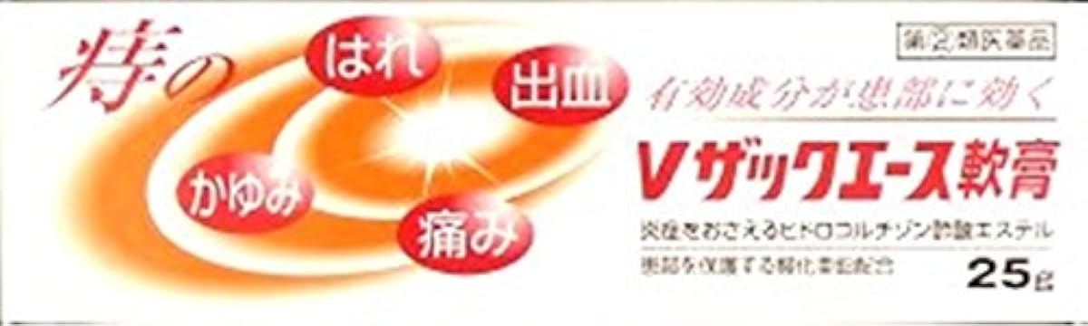 (제2류의약품) VSack 에이스 연고 25g- (UnitCount:1) 안팎 의약 생산