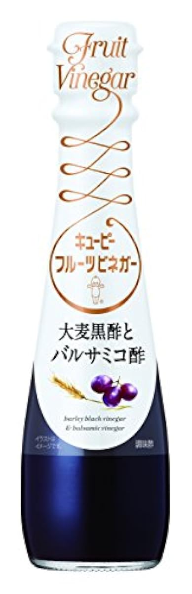 큐피 후르츠 식초 보리흑 식초와 발사믹 150ml×2개- (2017-02-24)