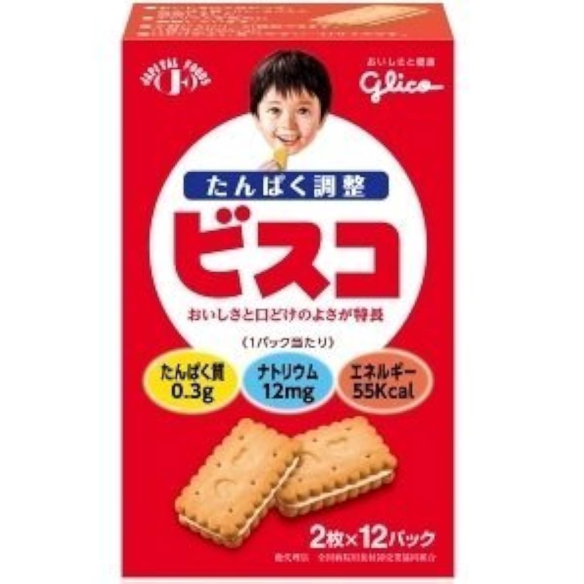 (글리코)담백 조정 비스코 24매(2매×12 포)×10개-