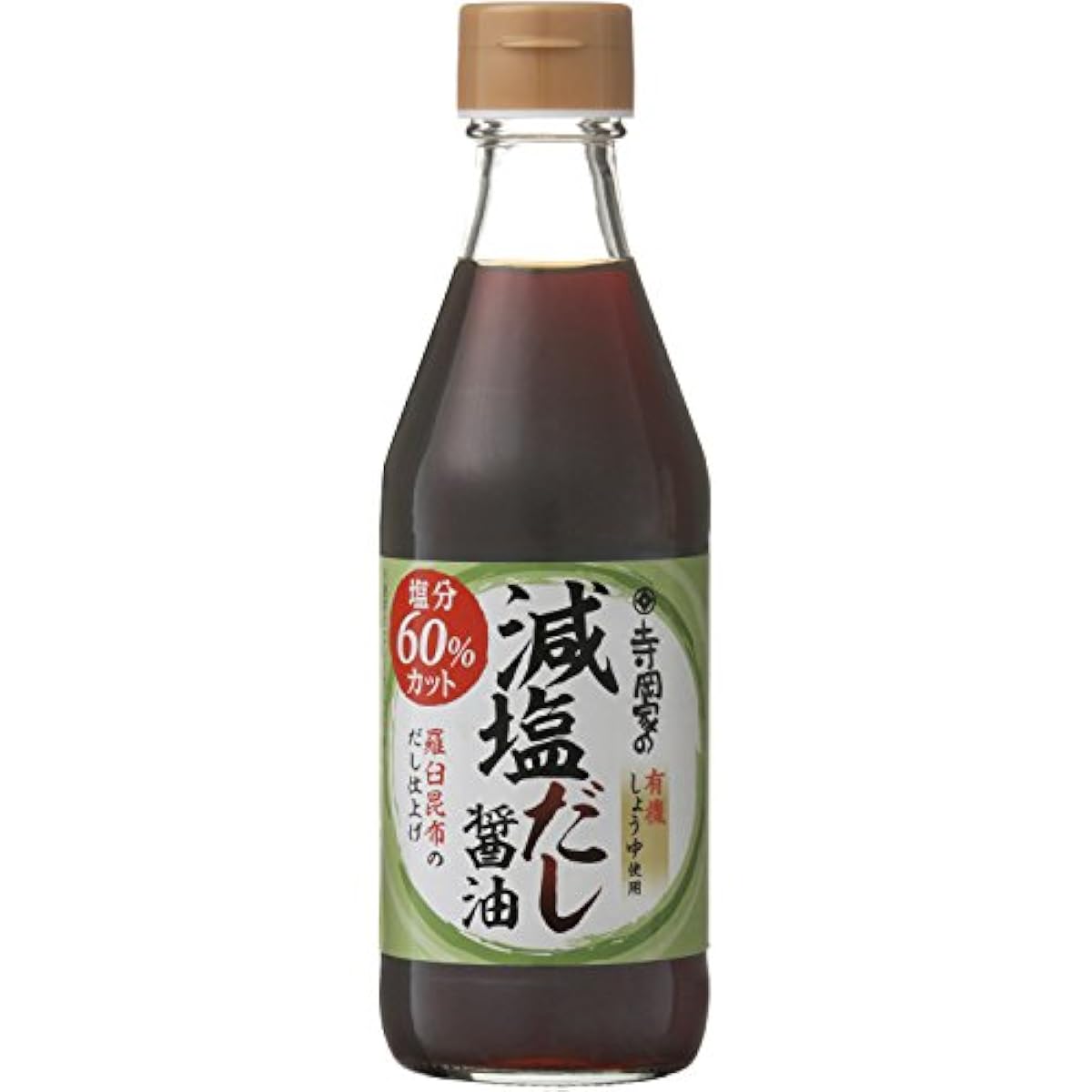 데라오카 유기농 양조 데라오카가의 저염 이고 간장 300ml-