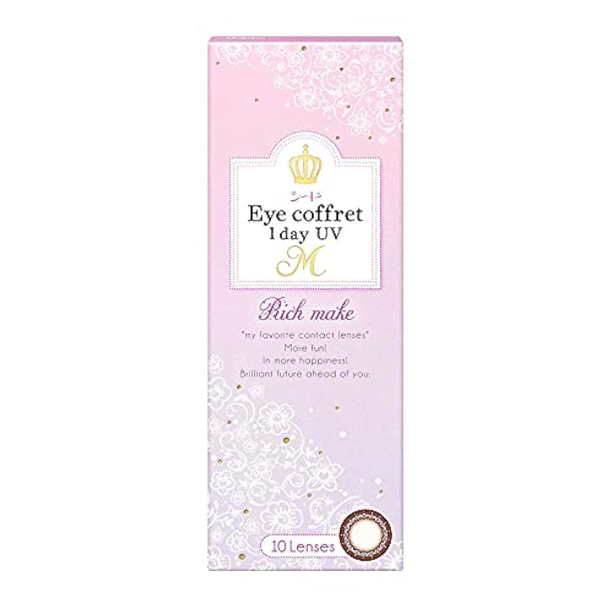 아이 코프레 원 데이UV M(1상자 리치맛 메이크 PWR-8.50)도 있음 컬러 콘 EYE coffret 1day UV Moist