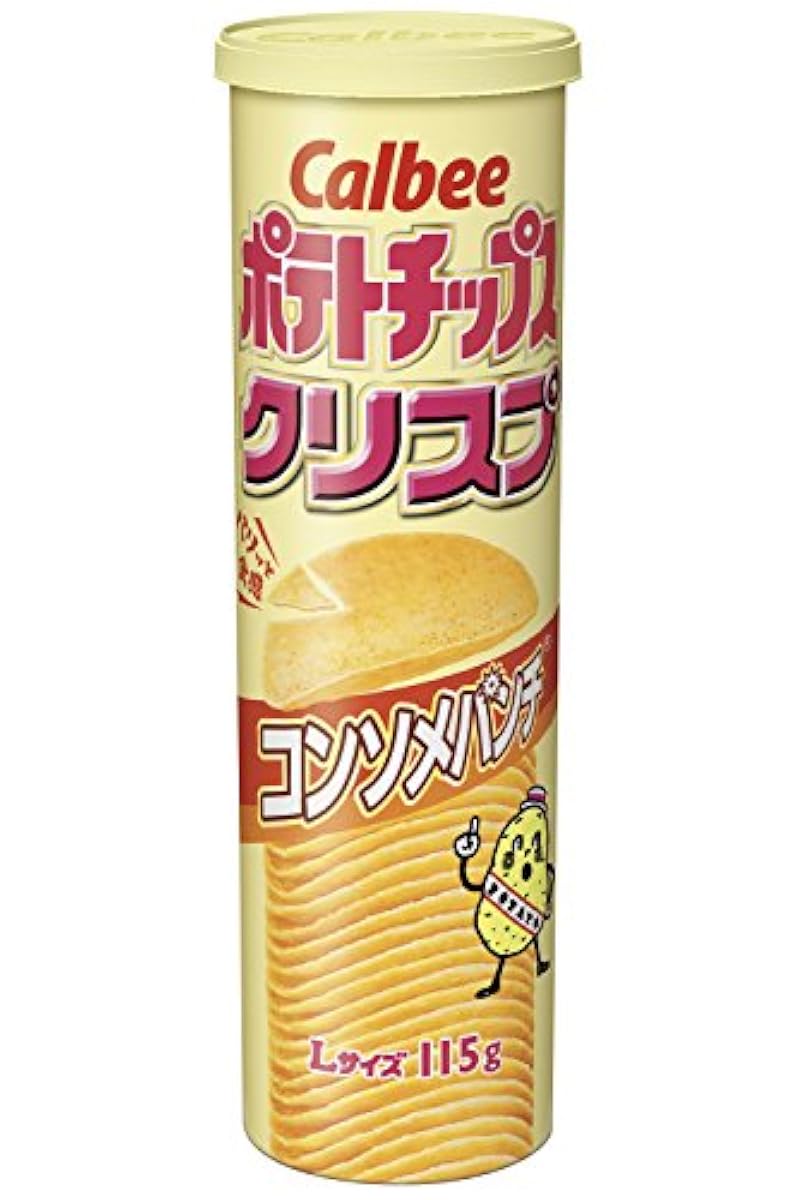 Calbee potato 칩스 크리스푸콘소메판치 115g×12개-