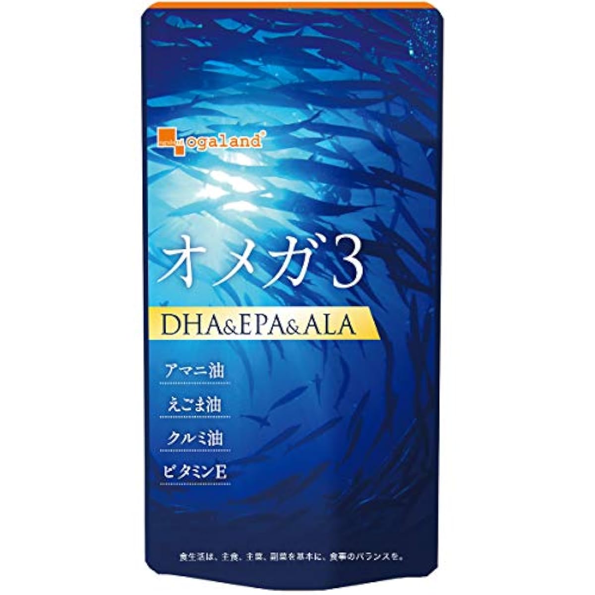 O 갈 라도(ogaland) 오메가3-DHA amp;EPA amp;알파-re 노 렌산 서플리(supplement) (90캡슐/약3개월분) DHA EPA함유 (식물성 오일 배합/아마인유) 국내 제조 서플리먼트