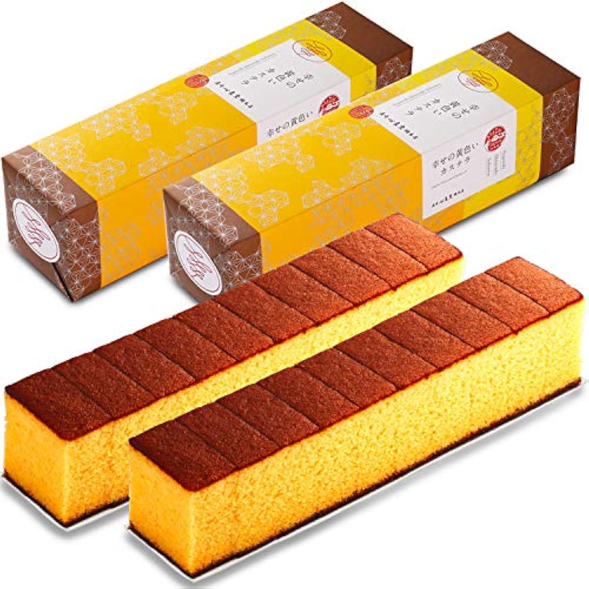 나가사키심 천당나가사키 카스테라 행복이 노란 카스테라 10 절컷 타입 310g×2식분