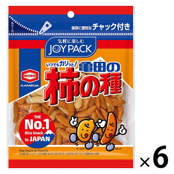 카메다 카메다의 감씨과자 카키노타네 카키피 86g lt;JOYPACK gt; 1세트(86g×6 포)
