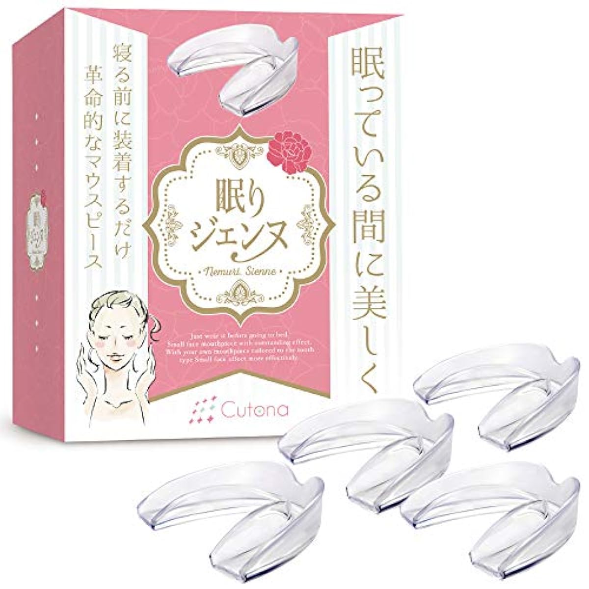 Cutona(규토나) 마우스 피스 치# 궁둥이 일본어 설명서부 잠 더누 (대소4피스)