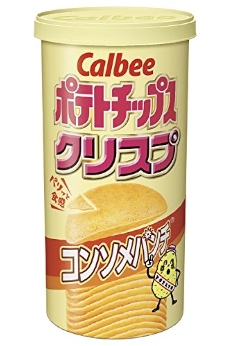 Calbee 포테이토 칩스쿠리스푸 콘소메펀치 50g×12개- (2017-12-11)