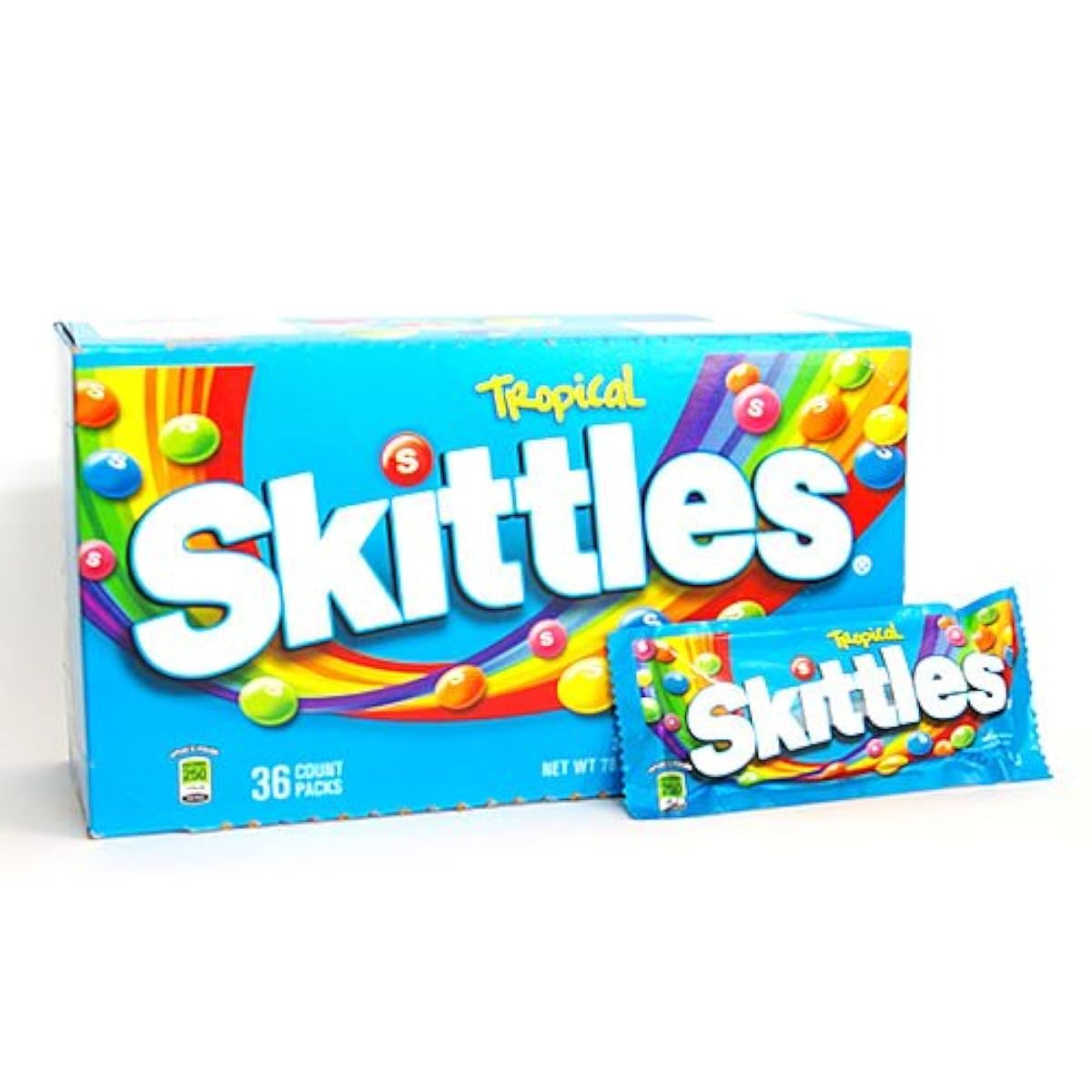 Skittles스킷돌의 트로피컬 후르츠 캔디 61.5g×2 포세트-