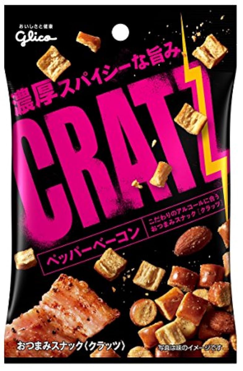 에사키 글리코 CRATZ 페퍼 베이컨 42g×10개-