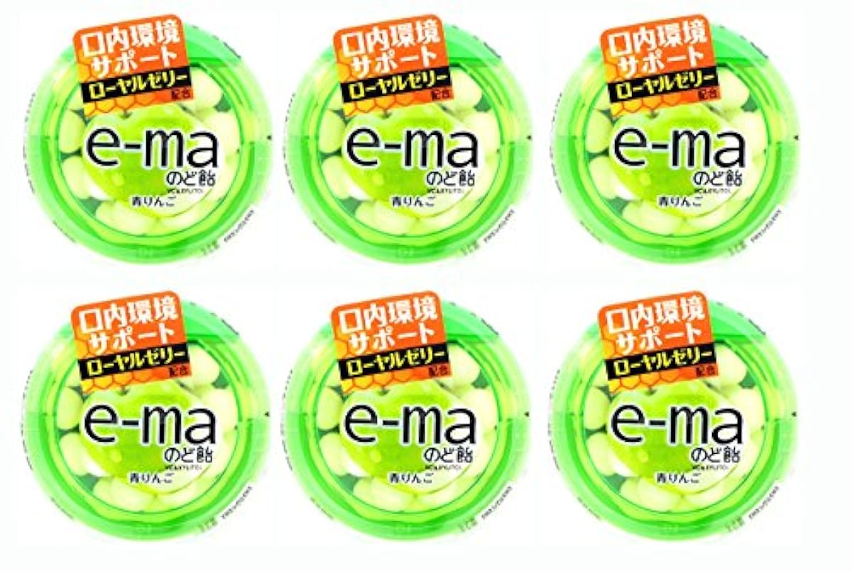 미카쿠토쿠토 e-ma목캔디 용기청 사과 33g×6개-27680050