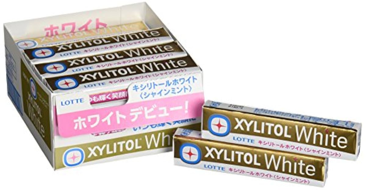 롯데 자일리톨 화이트<シャインミント> 14알×20개-