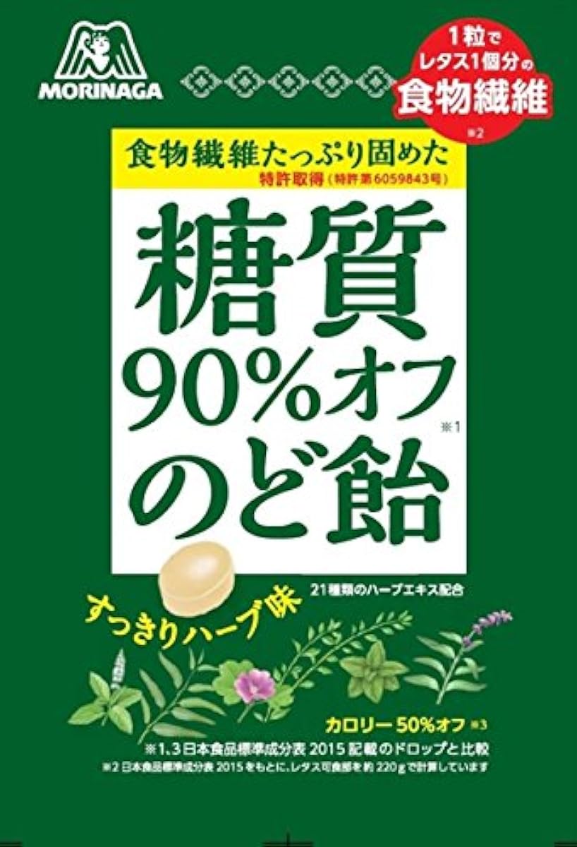 모리나가 당질90%오프 목캔디 64g×7 포-20723 (2017-09-26)
