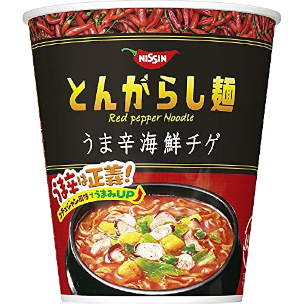 닛신식품 닛신이 날아하고 면 맛난 신 해물 찌게 63g×12개