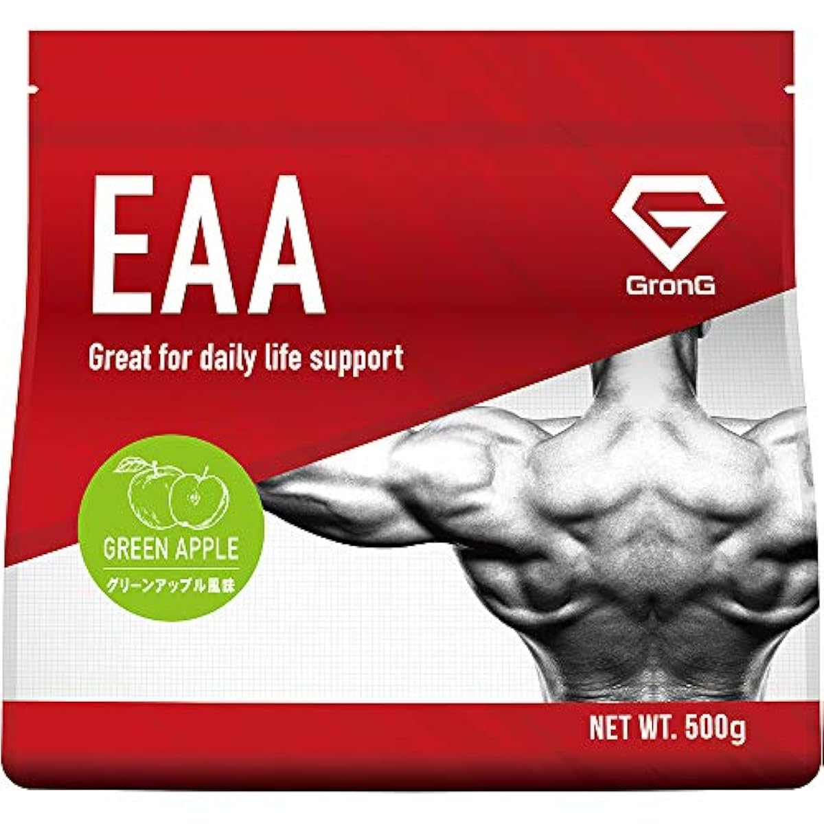 GronG(구론구) EAA 필수 아미노산 그린 애플 향 500g