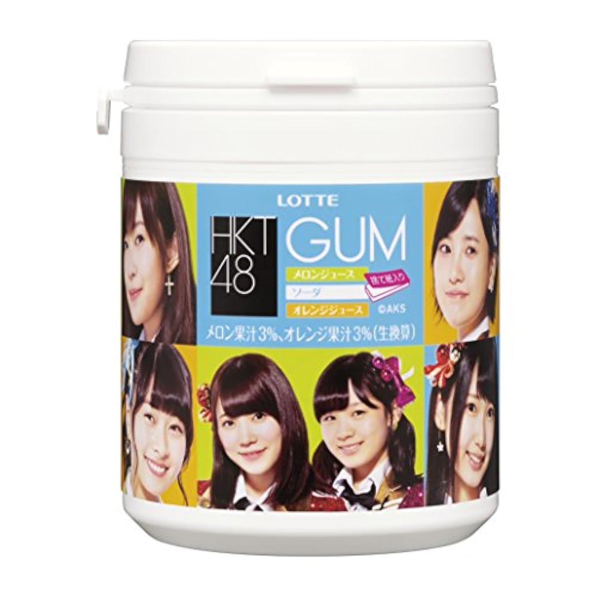 롯데 HKT48보틀 껌 143g-11516 (2017-03-07)