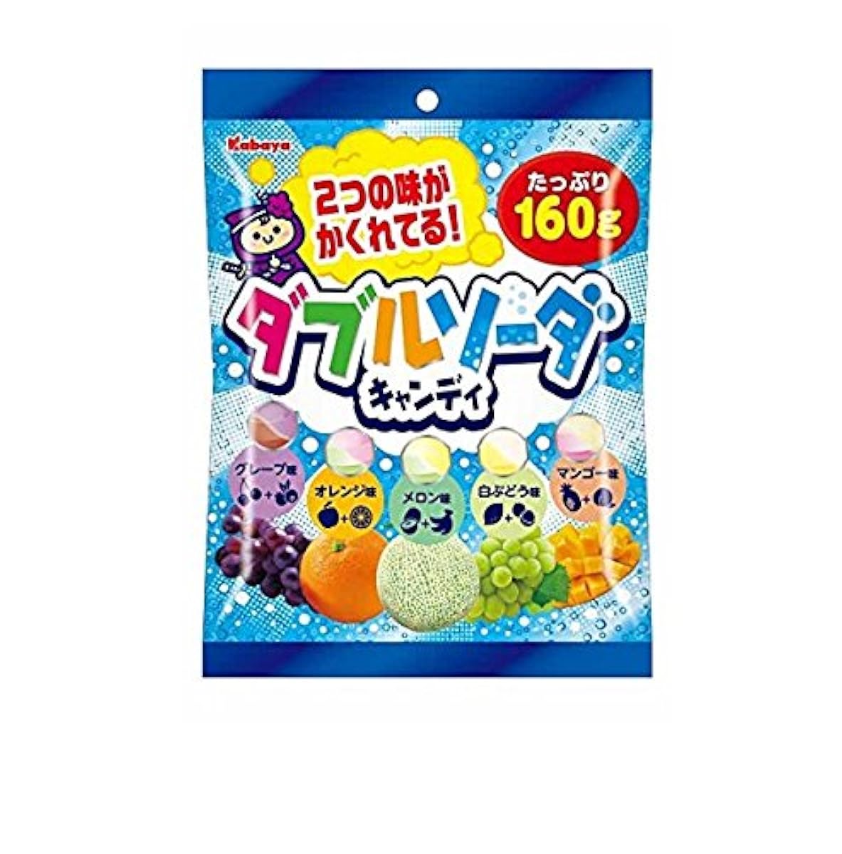 카바야 더블 소다 캔디 140g- (2017-04-11)