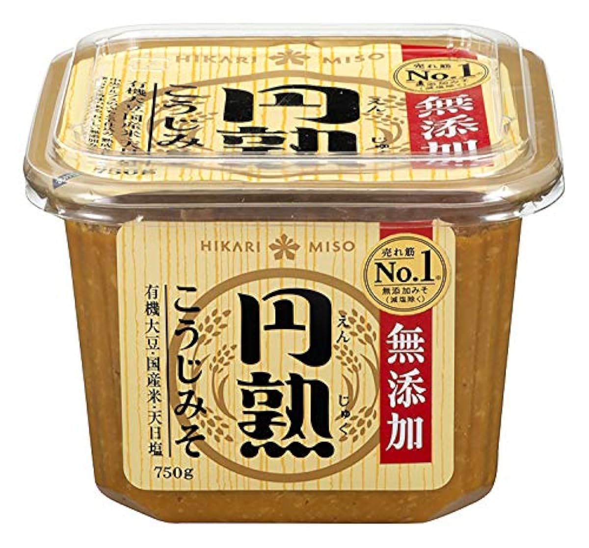 히카리미소 무첨가 엔주쿠 코우지 미소 된장 750g
