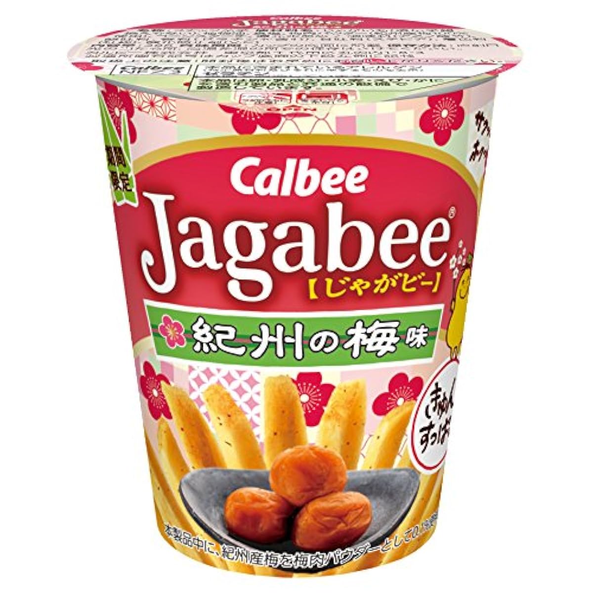 Calbee Jagabee 기슈우의 우메보시맛 38g×12개- (2018-01-15)