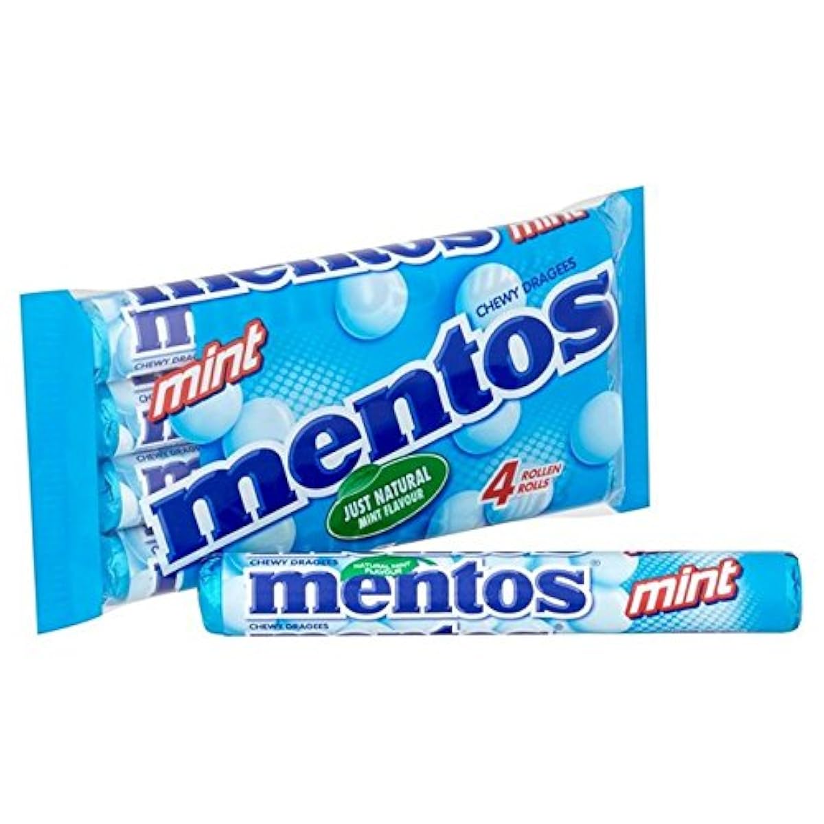 (Mentos (멘토스(Mentos))) 민트 과자4×38그램 (x6) - Mentos Mint Sweets 4 x 38g (Pack of 6) -