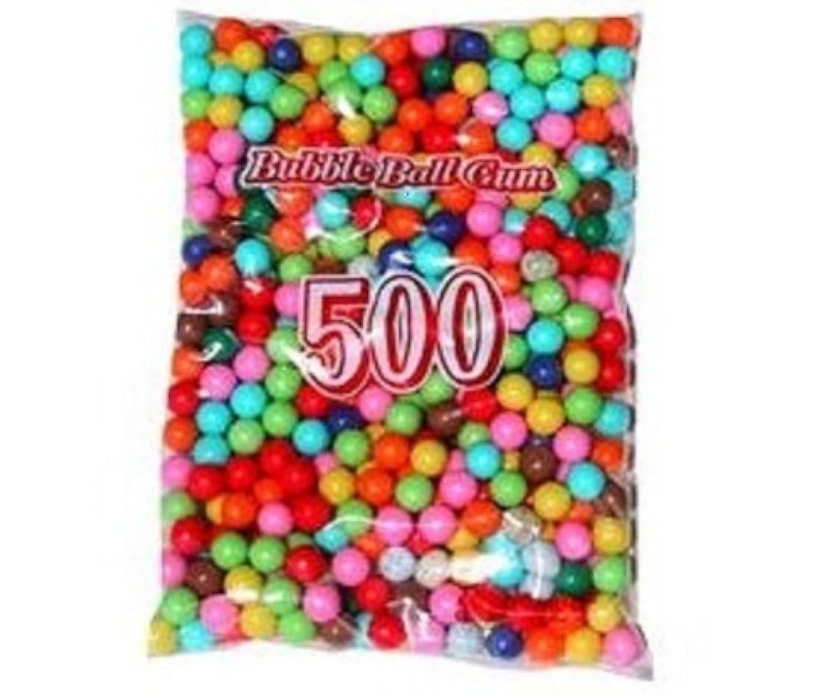 버블 껌500(껌 머신용 리필 직경 약18밀리) 500개 들이-