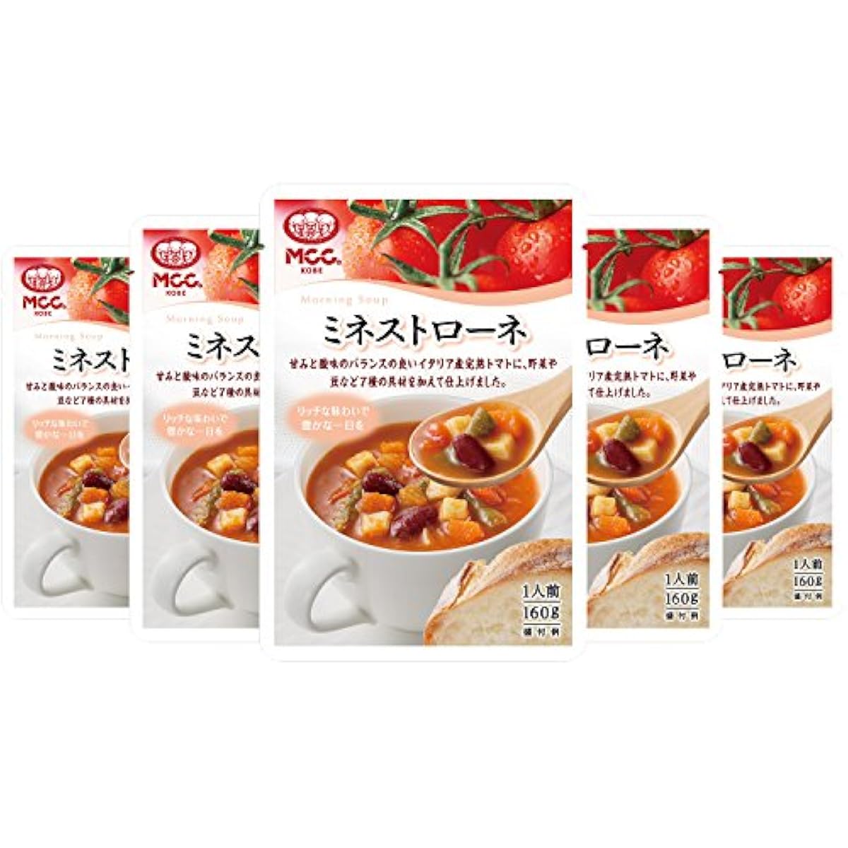 M・C C 식품 미네스토로네 160g×5개-