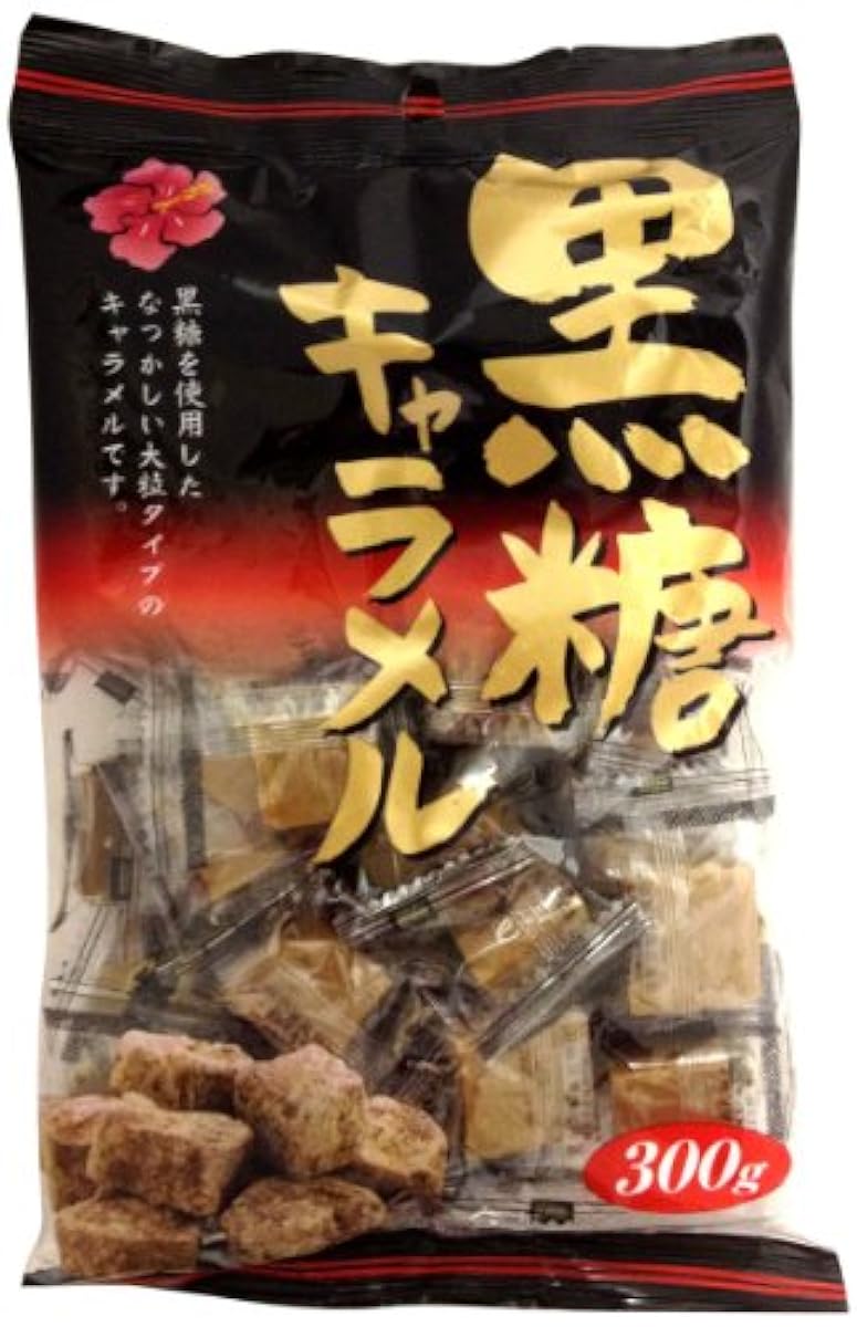 미야다 제과흑 당캐러멜 300g×12 포-