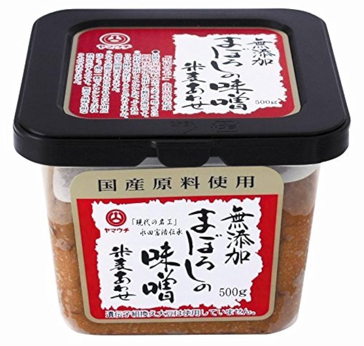 야마우치 본점 쌀보리 혼합 미소 선물세트 된장 600g